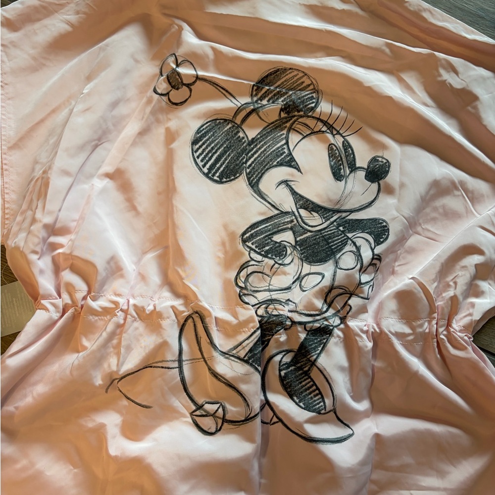 Disney Store Minnie Mouse "Love & Kindness" hooded jacket pink XL women’s - Picture 2 of 6